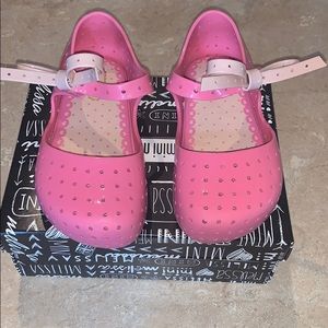 Mini Melissa Pink shoes. Size 9
